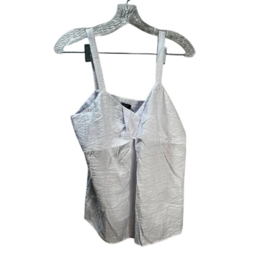 WHITE Women's Simply Vera Wang Twist-Front Tank Small